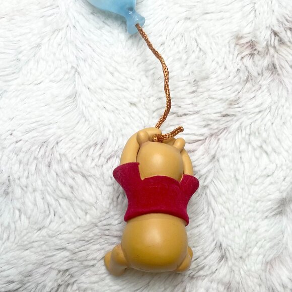 RARE Disney Store Winnie the Pooh Blue Balloon Sketchbook Ornament Authentic - Picture 2 of 5